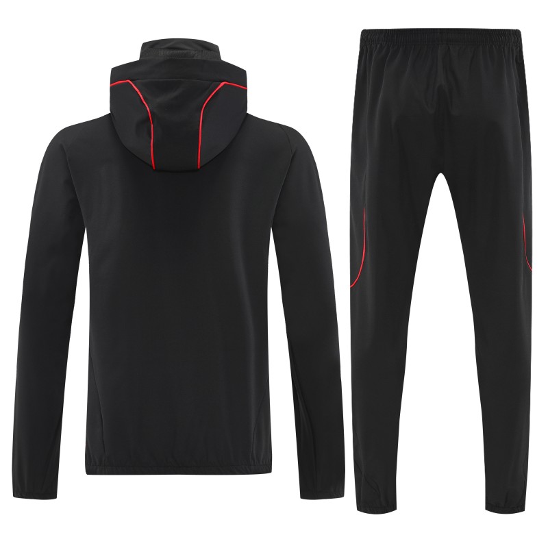 25/26 Liverpool Black Full zipper Jacket Tracksuit+ long pants