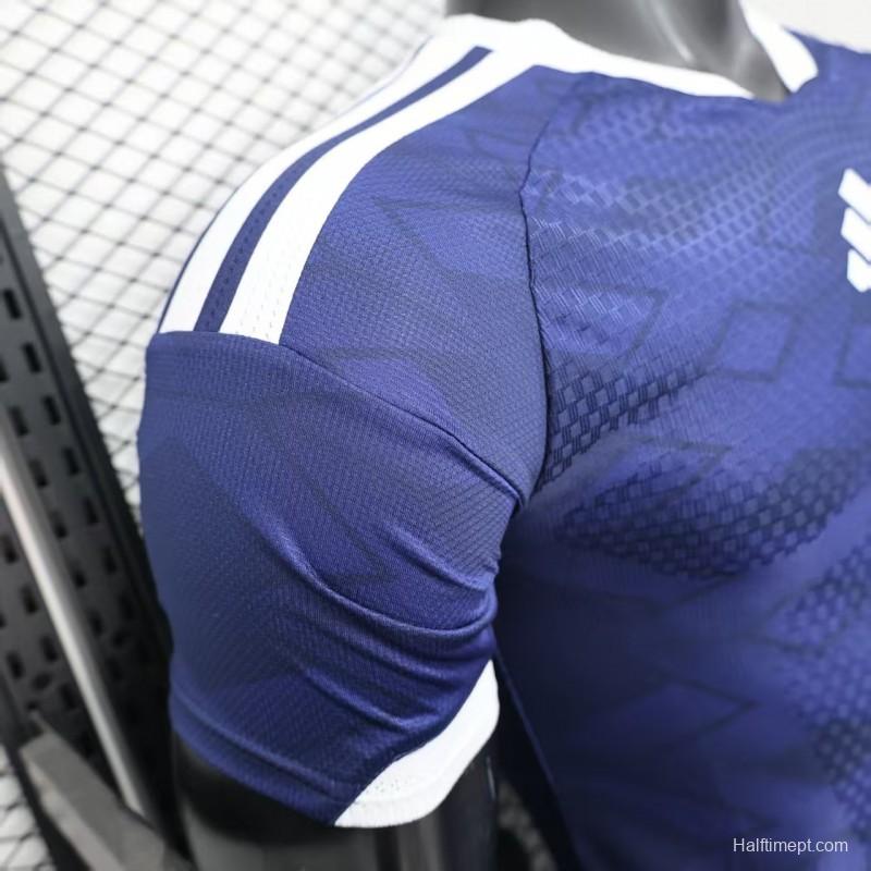 2026 Player Version  Scotland Home Navy Blue  Jersey