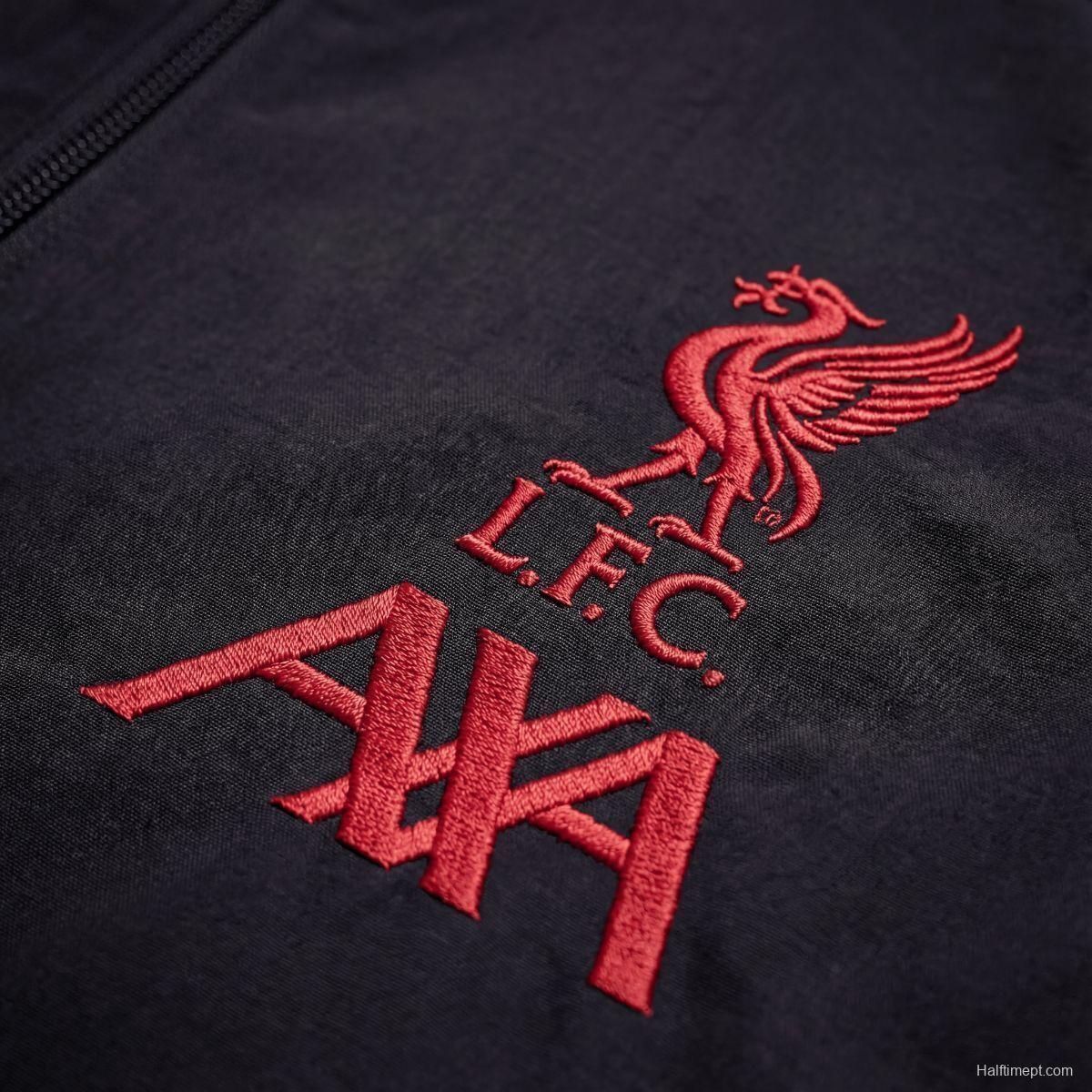 2026 Liverpool Black Jacket Windbreaker