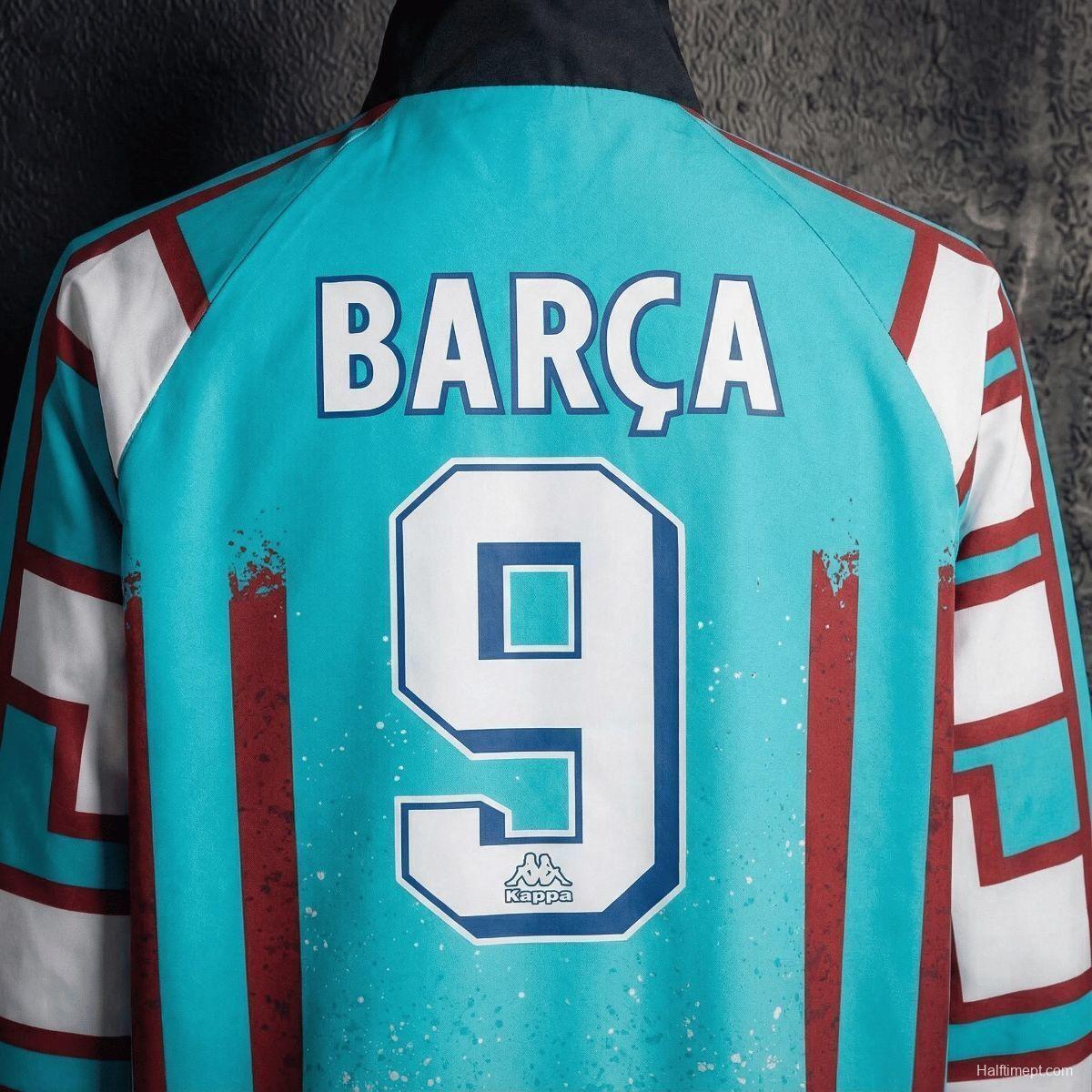 1996/97 Vintage Style Barcelona BARCA#9 Jacket Windbreaker