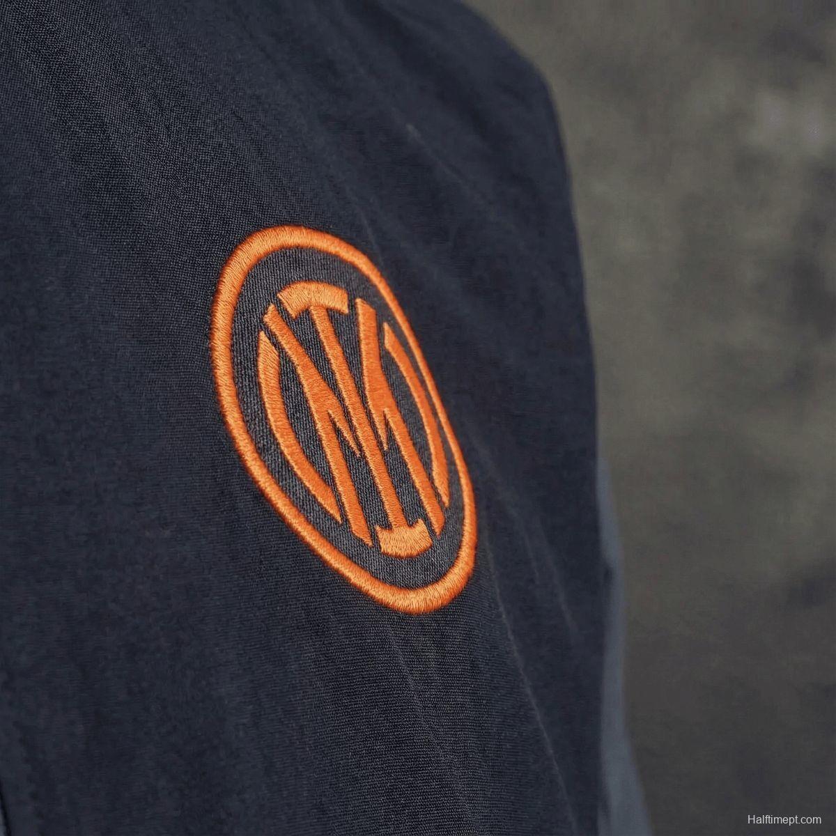 2026 Inter Milan Black Jacket Windbreaker