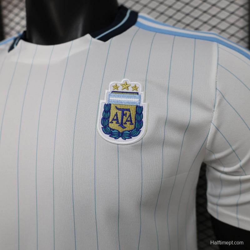 Player Version 2026 Argentina White Terrace Icons Jersey