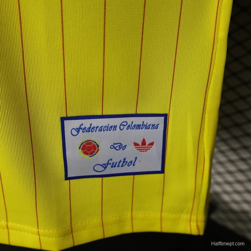Player Version 2026 Colombia Yellow Terrace Icons Jersey