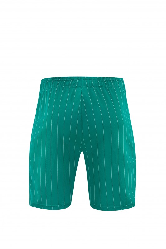 26/27 Liverpool   Green Pinstripe  Short Sleeve+Soccer Shorts