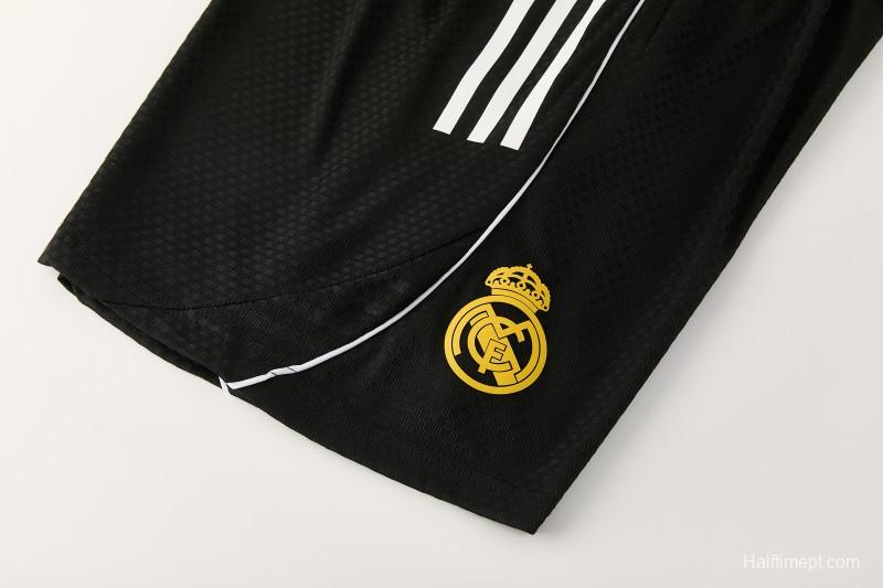 26/27  Real Madrid Black x Marvel  Short Sleeve+Soccer Shorts