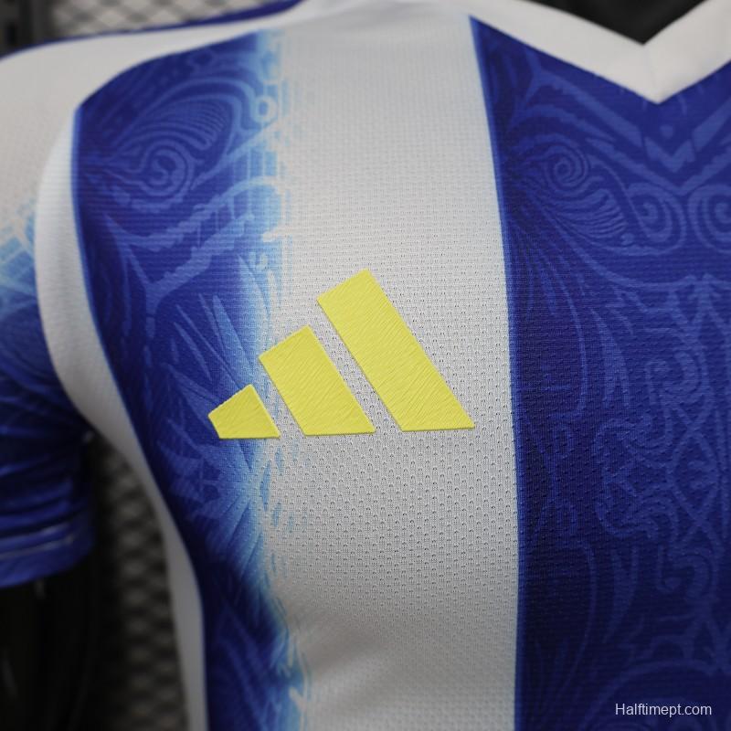 Player Version 2026 Argentina Blue & White Stripe Home Jersey