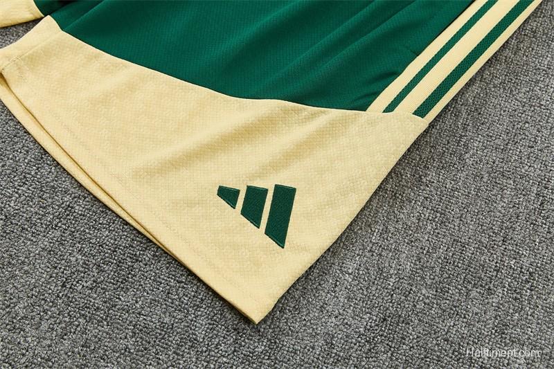 2026 Real Madrid Green Camouflage  Short Sleeve+Soccer Shorts