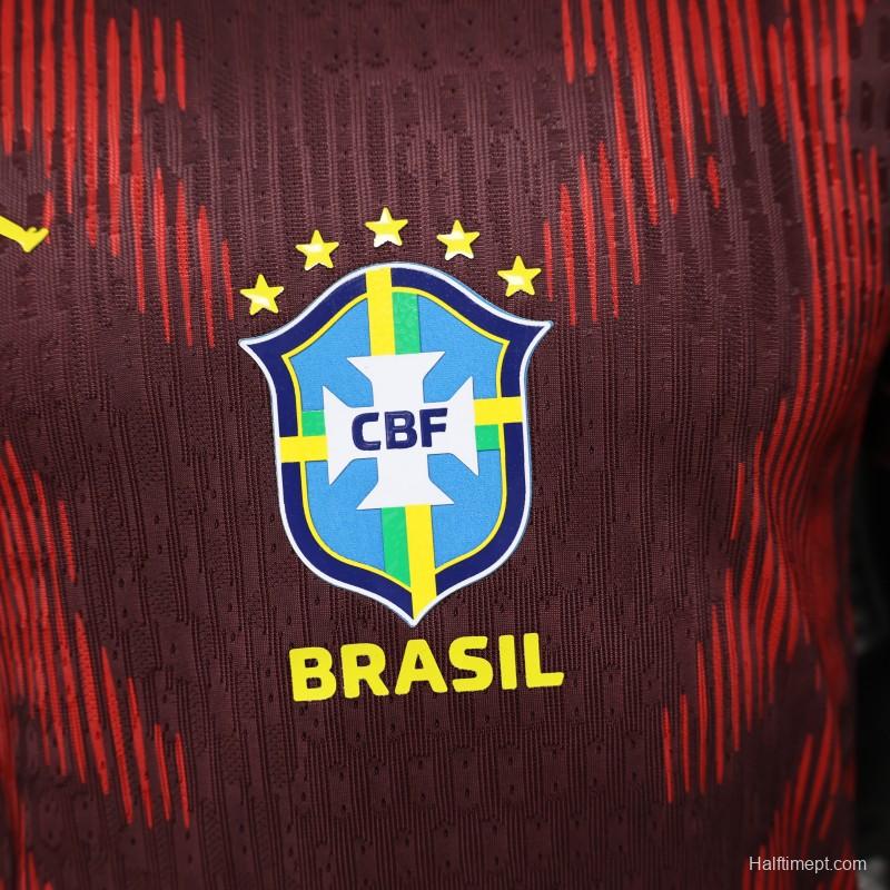 Player Version 26/27 Brazil  Dark Red Special Edition Jersey