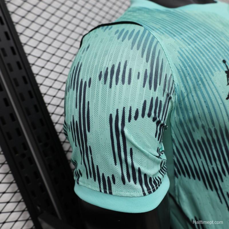 Player Version 26/27 Brazil Mint Green & Black Pattern Special Edition Jersey