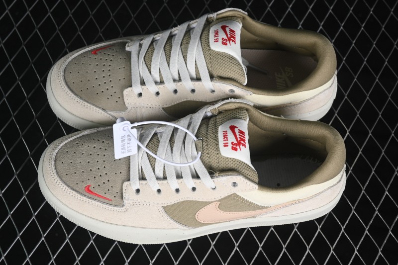 Nike SB Force 58 Retro Skateboarding Shoes with Durable Suede Overlays - DV5477-106