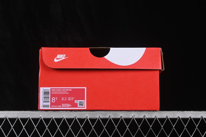 Nike SB Dunk Low White Red Skateboarding Shoes - HF5441-008