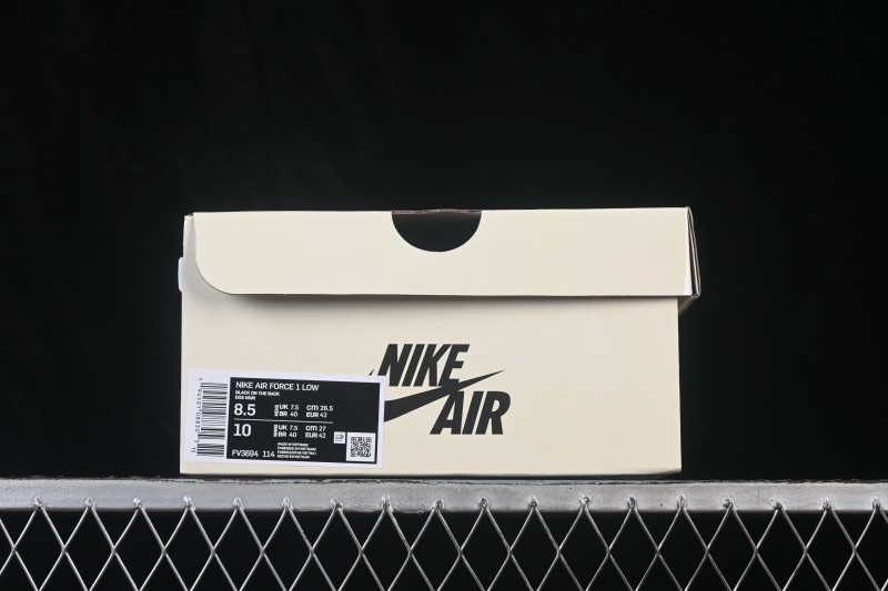 Nike Air Force 1 '07 Low Collaborative Skateboarding Shoes with Full-Length Air Cushion - FV3694-114