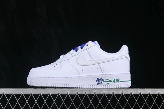 Nike Air Force 1 '07 Low Classic Basketball Sneakers with Full-Length Air Cushion - IF0498-101