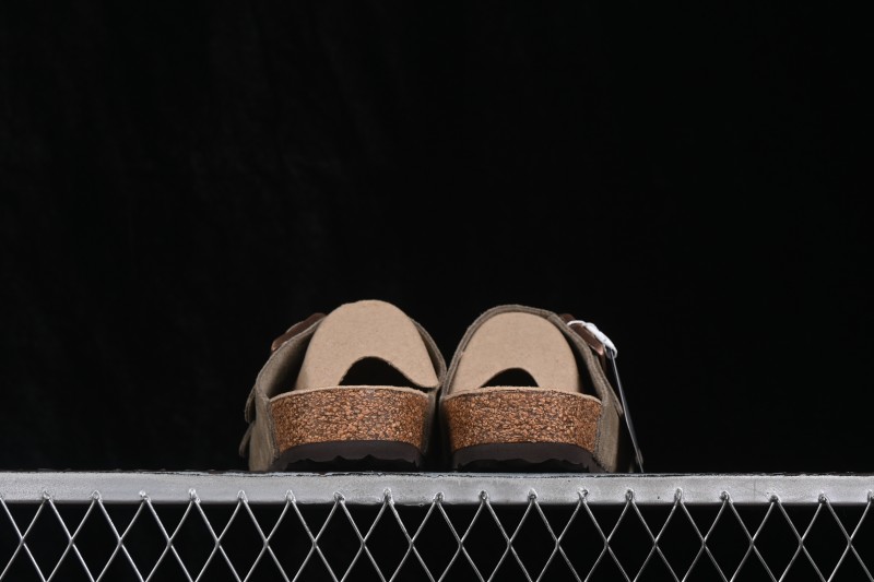 Birkenstock Arizona Soft Footbed Sandals with Sheepskin Lining and Cork-Latex Sole - 0951301
