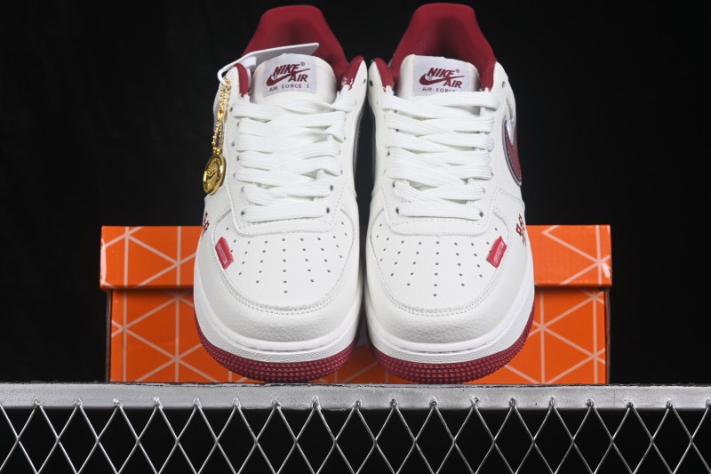 Nike Air Force 1 '07 Low Basketball Shoes with Full-Length Air Cushion - WY0655-103