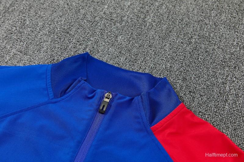 26/27 Pairs Blue & Navy Blue Full Zipper Jacket Tracksuit + Long Pants