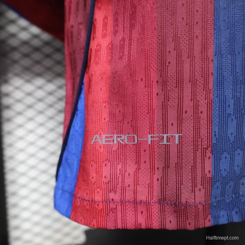 Player Version 26/27 Barcelona Long Sleeve Home Jersey
