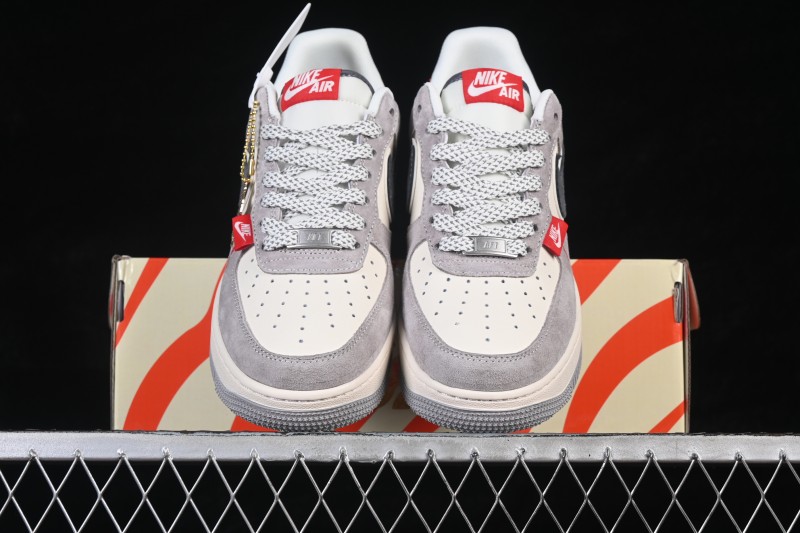 Nike Air Force 1 '07 Low Year of the Horse Limited Edition Gray Red Texture Casual Skateboard Shoes - HT5088-628
