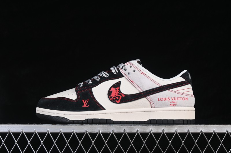 Nike SB Dunk Low Collaboration Premium Custom Low-Top Casual Skateboarding Shoes - HT5088-655