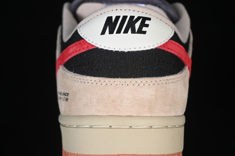 Nike SB Dunk Low Casual Skateboarding Shoes with Khaki and Black Swoosh - HJ0367-200
