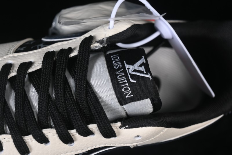 Nike Air Force 1 '07 Low LV Collab Classic Black and Sail Casual Sneakers - LD1999-022