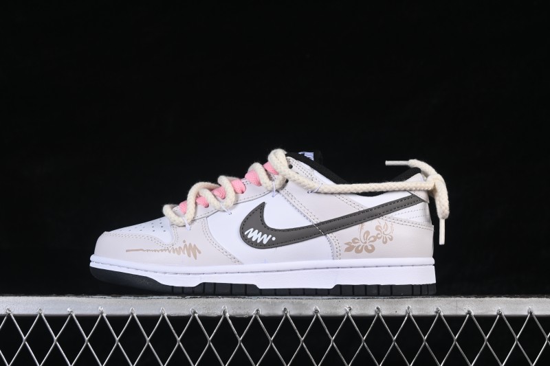 Nike SB Dunk Low Custom Lacing Casual Skateboarding Shoes - DD1391-100