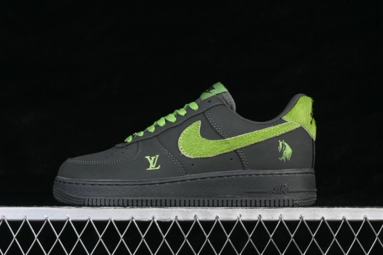 Nike Air Force 1 '07 Low Year of Horse Collaboration Basketball Shoes with Embossed Swoosh - XY9025-001