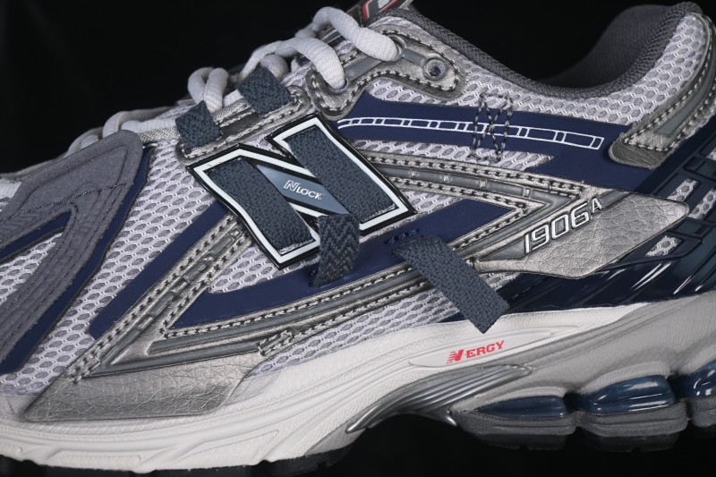 New Balance 1906 Retro Running Shoes with Lightweight Leather and Breathable Mesh Upper - U19064F6