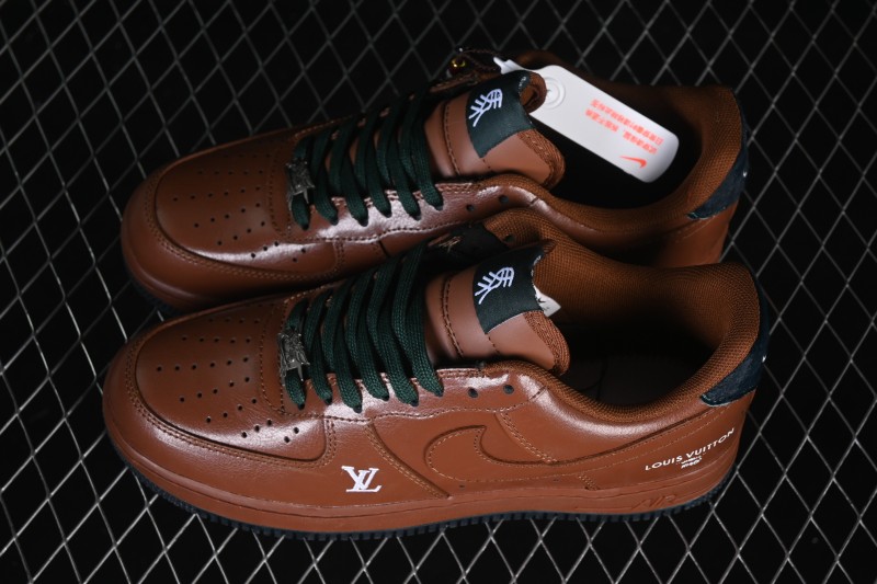 Nike Air Force 1 '07 Low Limited Edition Year of the Horse Running Shoes with Caramel Latte Colorway - XY9025-003
