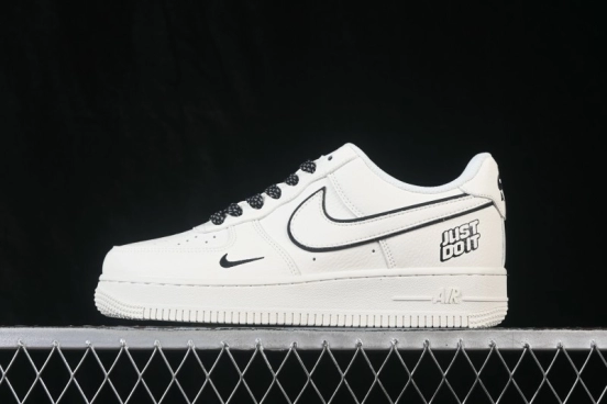 Nike Air Force 1 '07 Low Casual Sneakers in Milk White with Full-Length Air Cushion - MM5288-072