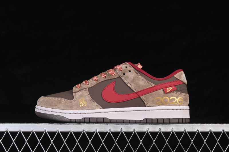 Nike SB Dunk Low Chinese New Year Year of the Horse Limited Edition Low-Top Casual Skateboarding Shoes - HT5088-652
