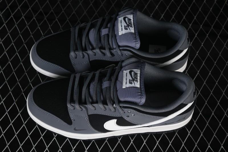 Nike SB Dunk Low Gray White Premium Custom Low-Top Skateboarding Shoes - BW0620-136