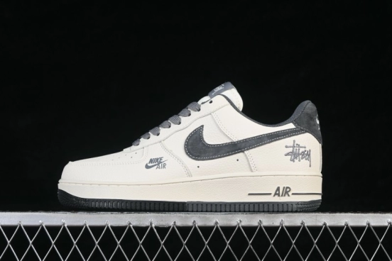 Nike Air Force 1 '07 Low Casual Sneakers with Classic White and Black Design - DN1688-814