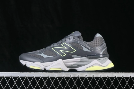 New Balance 9060 Retro Casual Running Sneakers with ABZORB Cushioning - U906041H