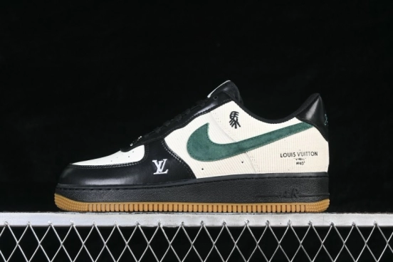 Nike Air Force 1 '07 Low Year of the Horse Limited Edition Black Cream Casual Sneakers - XY9025-005