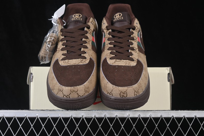 Nike Air Force 1 '07 Low Basketball Lifestyle Shoes with Full-Length Air Cushion - FV3694-117