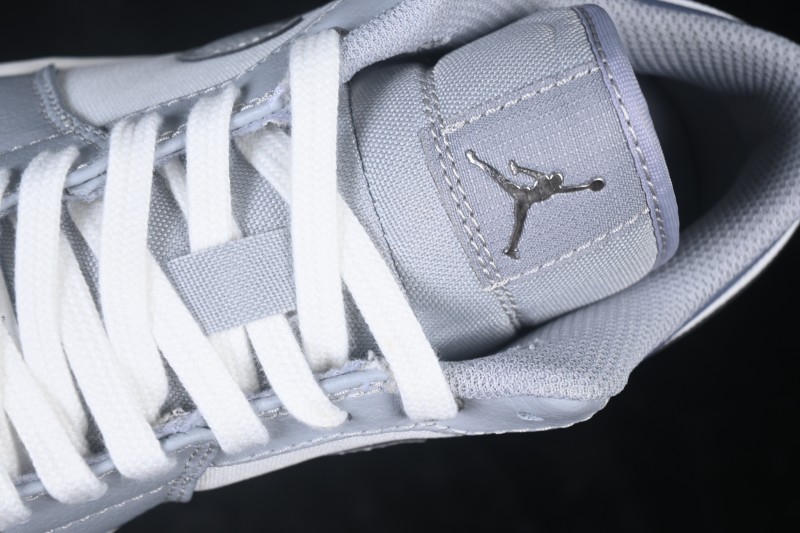 Nike Air Jordan 1 Low Retro Basketball Shoes with Classic White and Light Blue Colorway - IX5003-101