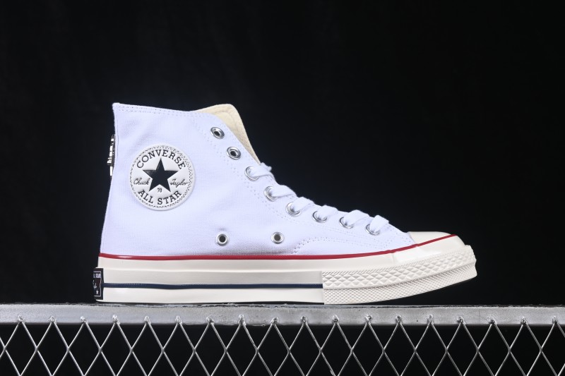 Converse Chuck 1970s Chrome Hearts Collaboration High-Top Casual Skate Shoes - 162056C