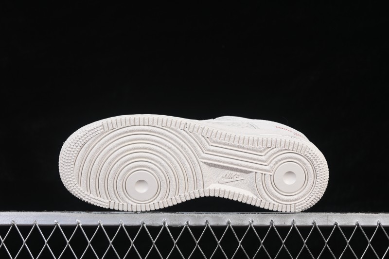 Nike Air Force 1 '07 Low Basketball Shoes with Premium Leather Upper - MM3399-801