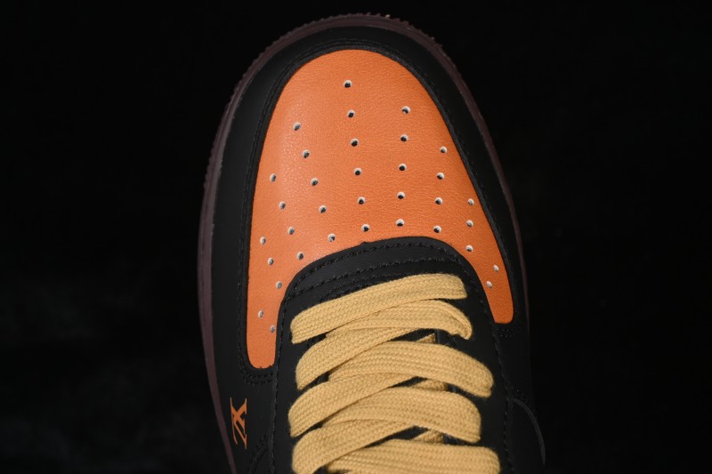 Nike Air Force 1 '07 Low Year of the Horse Limited Edition Black and Gold Casual Sneakers - FV3694-101