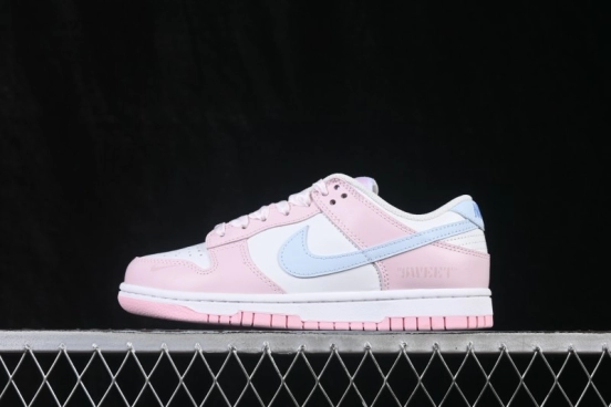 Nike SB Dunk Low White Grey Pink Low-Top Casual Skateboarding Shoes - IB3484-001