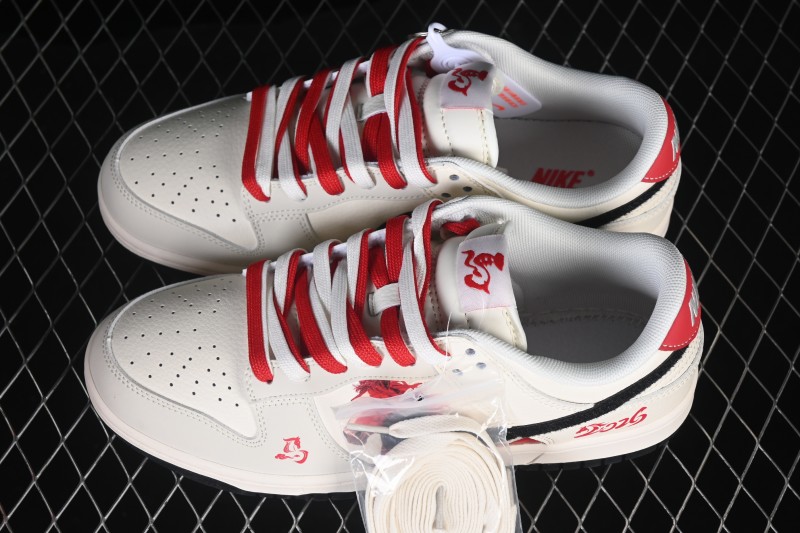 Nike SB Dunk Low Year of the Horse Limited Edition Custom Low-Top Skateboarding Shoes - FC1688-257