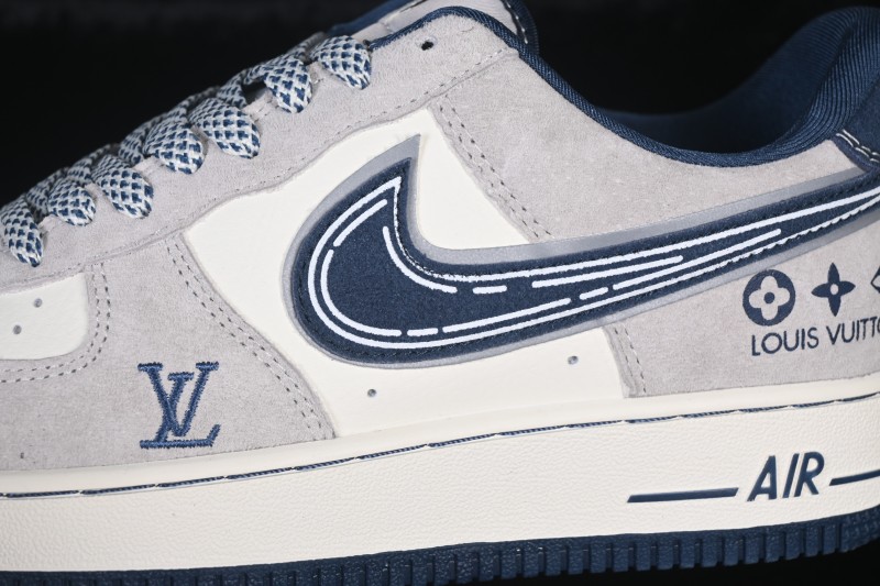 Nike Air Force 1 '07 Low Collaboration Grey Blue Tone Low Top Casual Skateboarding Shoes - SS1979-011