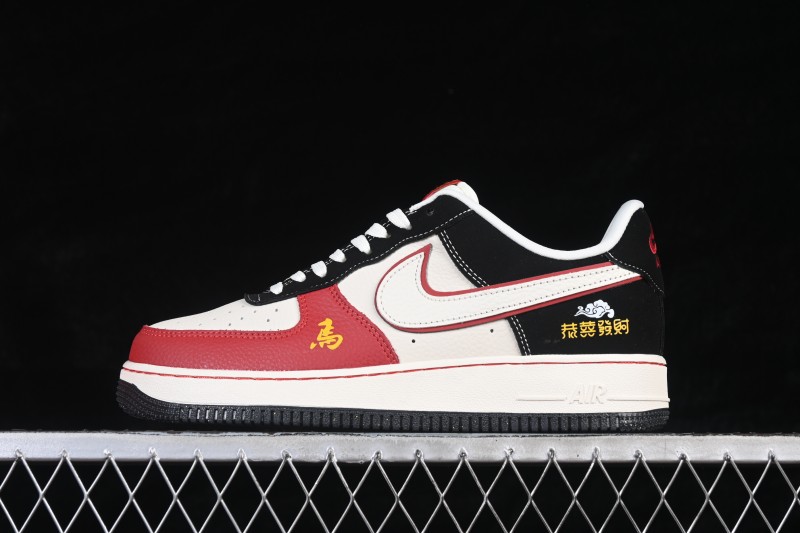 Nike Air Force 1 '07 Low Chinese New Year Edition Black Red Lucky Money Casual Skateboarding Shoes - DF0188-129