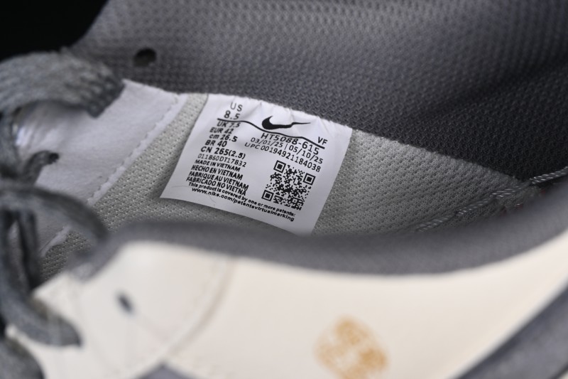 Nike Air Force 1 '07 Low Casual Skateboarding Shoes in Off-White and Grey - HT5088-615
