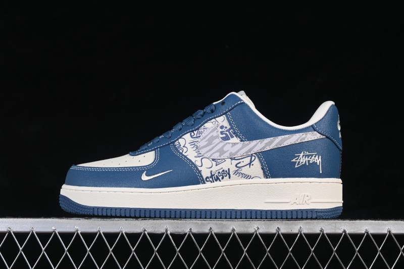 Nike Air Force 1 '07 Low Collaboration Skateboarding Shoes with Full-Length Air Cushion - XL1979-132