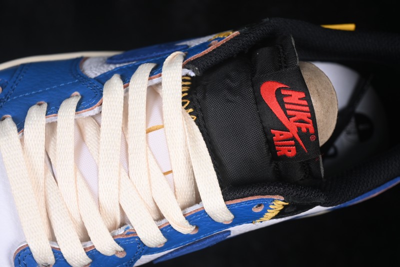 Nike Fragment Design x Union Air Jordan 1 High Lifestyle Casual Sneakers - HQ6998-146