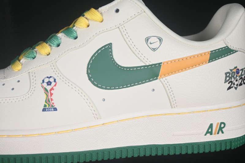 Nike Air Force 1 '07 Low World Cup Theme Basketball Shoes with Full-Length Air Cushion - DW8806-024