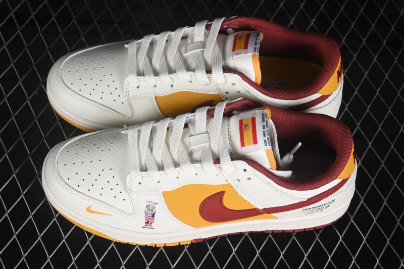 Nike SB Dunk Low World Cup Theme Premium Custom Low-Top Skateboarding Shoes - NH0601-498