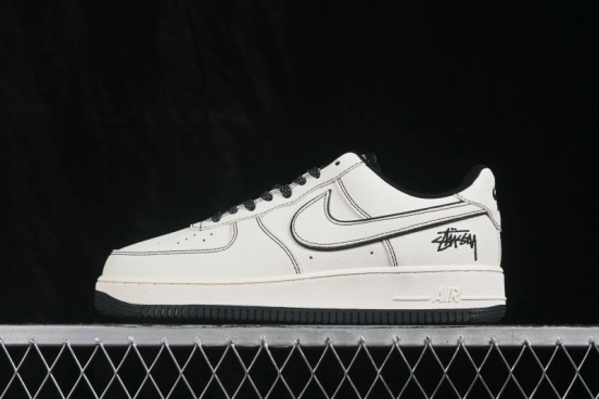 Nike Air Force 1 '07 Low Collaboration Skateboarding Shoes with Full-Length Air Cushion - DD1982-365